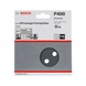 BOSCH Sanding sheet F355 115 mm 400 8 holes Velcro 5-pack 2608605562 - Abrasive tool made of abrasive on backing - 2