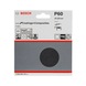 BOSCH Sanding sheet paper F355 125 mm 60 unperforated velcro 10-pack 2608606755 - Abrasive tool made of abrasive on backing - 2