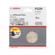 BOSCH Sanding Sheet M480 Net for Wood and Paint 115mm 220 5-pack 2608621140 - Abrasive tool made of abrasive on backing - 2