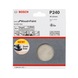 BOSCH Sanding Sheet M480 Net for Wood and Paint 115mm 240 5-pack 2608621141 - Abrasive tool made of abrasive on backing - 2