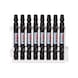 BOSCH Doppelklingen Schrauberbit-Set 8-teilig T30-T30 65 mm 2608522341 - Schraubendrehereinsatz (Sortiment) - 1