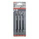 BOSCH Jigsaw blade T 344 DP Precision for Wood 3-pack 2608633A32 - Saw blade for jigsaw - 2