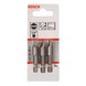 BOSCH Screwdriver bit Extra-Hard S 1.2x8.0 49 mm 3-pack 2607001485 - Bit for slotted screws - 2