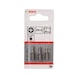 BOSCH Screwdriver bit Extra-Hard PH 0 25 mm 3-pack 2607001506 - Bit for Phillips screws - 2