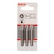 BOSCH Screwdriver bit extra-hard PH 3 51 mm 3-pack 2607001524 - Bit for Phillips screws - 2