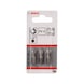 BOSCH Screwdriver bit extra-hard PZ 2 25 mm 3-pack 2607001558 - Bit for Phillips screws - 2