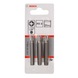 BOSCH Screwdriver bit extra-hard PZ 3 51 mm 3-pack 2607001573 - Bit for Phillips screws - 2