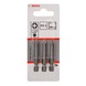 BOSCH Screwdriver bit extra-hard PZ 1 49 mm 3-pack 2607001575 - Bit for Phillips screws - 2
