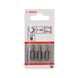 BOSCH Screwdriver bit Extra-Hard T10 25 mm 3-pack 2607001604 - Bit for hexagon socket screws - 2