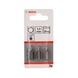 BOSCH Screwdriver bit Extra-Hard HEX 1.5 25 mm 3-pack 2607001716 - Bit for hexagon socket screws - 2