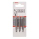 BOSCH Bit set 3-piece PH1 PZ1 S 0.6x4.5 PH2 PZ2 S1.0x5.5 60mm 2607001745 - Tools (parts) - 2