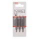 BOSCH bit set 3-piece S0,6x4,5 PH1 S0,8x5,5 PH2 S1,2x6,5 PH3,60mm 2607001746 - Tools (parts) - 2