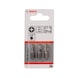 BOSCH Screwdriver bit set Extra Hard 3-piece PH1 PH2 PH3 25 mm 2607001752 - Screwdriver bit (assortment) - 2