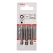 BOSCH Screwdriver bit extra-hard R2 49 mm 3-pack 2608521115 - Screwdriver bit (other) - 2