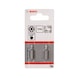 BOSCH T7H Security-Torx® screwdriver bit Extra-Hard 2 pcs. 2608522006 - Bit for hexagon socket screws - 2