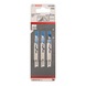 BOSCH Jigsaw blade U 118 A Basic for Metal 3-pack 2608631511 - Saw blade for jigsaw - 2