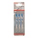 BOSCH Jigsaw blade T 118 B Basic for Metal 3-pack 2608631673 - Saw blade for jigsaw - 2