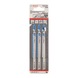 BOSCH Jigsaw blade T 321 AF Speed for Metal 3-pack 2608636704 - Saw blade for jigsaw - 2