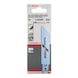 BOSCH Säbelsägeblatt S 522 BF Flexible for Metal 2er-Pack 2608656269 - Sägeblatt für Säbelsäge - 2