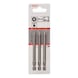 BOSCH Screwdriver bit extra-hard PH 2 89 mm 3-pack 2607001535 - Bit for Phillips screws - 2