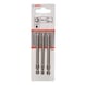 BOSCH Screwdriver bit extra-hard PH 3 89 mm 3-pack 2607001537 - Bit for Phillips screws - 2