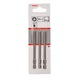 BOSCH Schrauberbit Extra-Hart PZ 1 89 mm 3er-Pack 2607001581 - Bit für Kreuzschlitzschrauben - 2