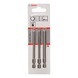 BOSCH Screwdriver bit set extra-hard 3-piece T20 T25 T30 89 mm 2607001760 - Screwdriver bit (assortment) - 2