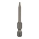 BOSCH Screwdriver bit extra-hard T8 49 mm 1-pack 2607001628 - Bit for hexagon socket screws - 1