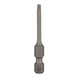 BOSCH Screwdriver bit extra-hard T10 49 mm 1-pack 2607001632 - Bit for hexagon socket screws - 1