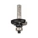BOSCH Edge banding cutter G 8 mm R1 4.8 mm D 31.8 mm L 12.4 mm G 54 mm 2608628357 - Profile cutter, flattened (non-detachable cutting edges) - 1