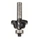 BOSCH Edge router B 8 mm R1 4 mm B 8 mm L 12.4 mm G 54 mm 2608628394 - Profile cutter, flattened (non-detachable cutting edges) - 1