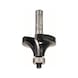 BOSCH Rounding cutter 8 mm R1 12 mm L 19 mm G 60 mm 2608628343 - Milling cutter with shank and non-detachable cutting edges (other) - 1