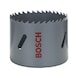 BOSCH HSS bi-metal hole saw for standard adapter 67 mm 2 5/8-inch 2608584144 - Hole saw (non-detachable cutting edges) - 1
