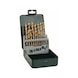 BOSCH Metal drill bit set HSS-TiN 19-piece 1 - 10 mm metal cassette 2607019437 - Drill set (cutting tool with defined cutting edges) - 1