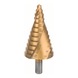 BOSCH step drill HSS-TiN 6 - 39 mm 10 mm 93.5 mm 12 steps 2608587431 - Step drill (non-detachable cutting edges) - 1