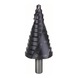 BOSCH step drill HSS-AlTiN 6 - 37 mm 10 mm 93 mm 12 steps 2608588072 - Step drill (non-detachable cutting edges) - 1