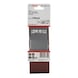BOSCH Sanding belt set X440 Best Wood and Paint 3-piece 65x410 mm 120 2608606019 - Abrasive tool made of abrasive on backing - 2