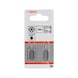 BOSCH T8H Security Torx® screwdriver bit extra-hard 2 pcs. 2608522007 - Bit for hexagon socket screws - 2