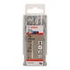BOSCH metal drill bits HSS-G DIN 338 diameter 6.00 mm. Pack of 10 2608595066 - Solid drill bits (non-detachable cutting edges) - 2