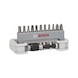 BOSCH 11-piece screwdriver bit set with PH PZ T S HEX 25mm bit holder 2608522131 - Screwdriver bit (assortment) - 1