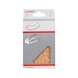 BOSCH Handschleifklotz LängexBreite 80x120 mm aus Kork klein 2607000637 - Handklotz - 2
