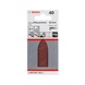BOSCH Sanding sheet C430 32 mm 40 unperforated 5-pack 2608605166 - Abrasive tool made of abrasive on backing - 2
