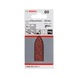 BOSCH Sanding sheet C430 32 mm 60 unperforated 5-pack 2608605167 - Abrasive tool made of abrasive on backing - 2