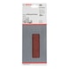 BOSCH Sanding sheet C430 93 x 230 mm 40 8 holes clamped 10-pack 2608605294 - Abrasive tool made of abrasive on backing - 2