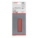 BOSCH Sanding sheet C430 93 x 230 mm 240 8 holes clamped 10-pack 2608605301 - Abrasive tool made of abrasive on backing - 2