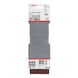 BOSCH Sanding belt set X440 Best Wood and Paint 3-piece 75x457 mm 40 2608606032 - Abrasive tool made of abrasive on backing - 2