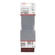 BOSCH Sanding belt set X440 Best Wood and Paint 3-piece 75x457 mm 120 2608606036 - Abrasive tool made of abrasive on backing - 2