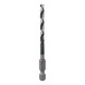 BOSCH HSS twist drill with hexagonal shank 4.5 mm 2608577055 - Drilling and countersinking tools with non-detachable cutting edges (other) - 1
