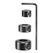 BOSCH 4-teilig Tiefenanschlag-Set für das Holzbohren 6/8/10mm 2607000548 - Tiefenstopp-Set - 2