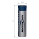 Batterie rechargeable ANSMANN type 18650 3,6 V - 2 600 mAh avec prise de charge - Pile rechargeable lithium ion 18650 - 2
